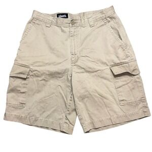 Ashworth Mens Cargo Shorts‎ Khaki Outdoor Casual Everyday Size 34